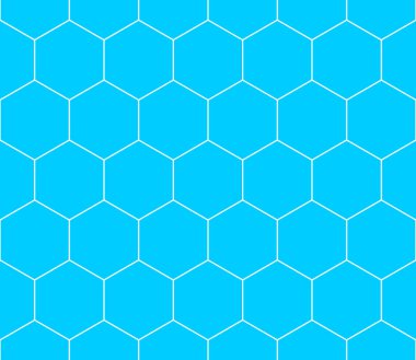 Vektör seamless modeli. Petek ve yılan derisi deseni benzer. Mavi arka plan.