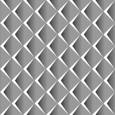 Gri arka plan üzerinde gradyan ile Dikişsiz desen vektör Illustration. Ölçekler düzenine benzer. Bu bez, paketleme, ambalaj kağıdı, duvar kağıdı, vb tasarımında kullanılabilir.