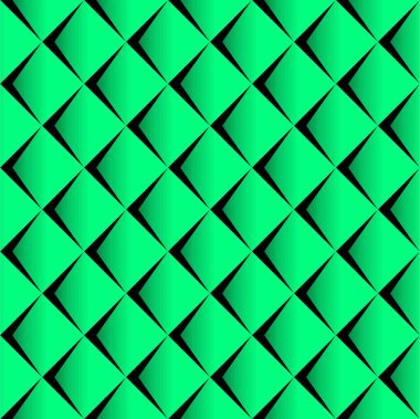 Zümrüt arka plan üzerinde gradyan ile Dikişsiz desen vektör Illustration. Ölçekler düzenine benzer. Bu bez, paketleme, ambalaj kağıdı, duvar kağıdı, vb tasarımında kullanılabilir.