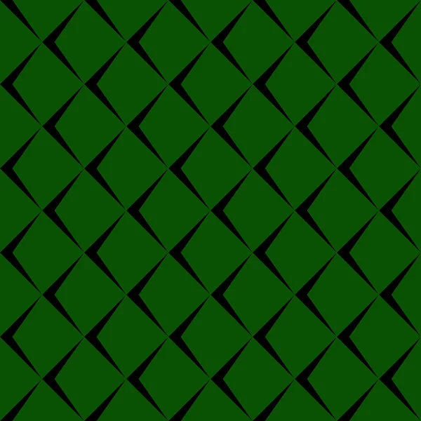 Ilustração vetorial de padrão sem costura em fundo verde escuro. O padrão assemelha-se às escalas. Ele pode ser usado no design de pano, embalagem, papel de embrulho, papel de parede, etc . — Vetor de Stock