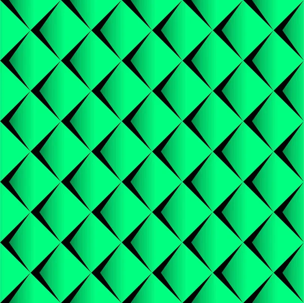 Vectorillustratie van naadloze patroon met kleurovergang op emerald achtergrond. Het patroon lijkt op de weegschaal. Het kan worden gebruikt in het ontwerp van het doek, packaging, inwikkeling van papier, behang, enz. — Stockvector