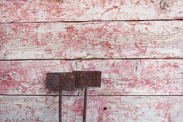 Paslı Bahçe Etiketler eski kurulları arka plan ve aşınmış boya