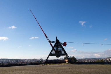 Prag'da Letna Park'taki dev Metronom