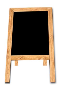 Beyaz arka planda borad