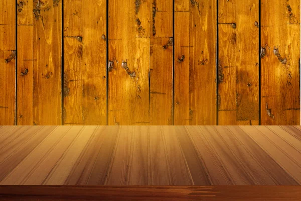 Wood table isolated. on background — Stock Photo, Image