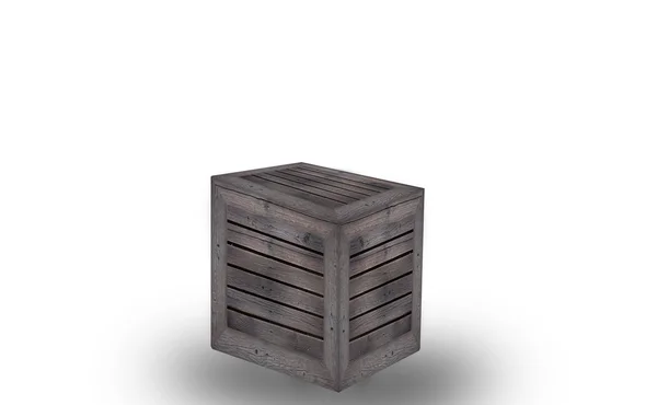Stół z drewna na białym tle. na tle — Zdjęcie stockowe