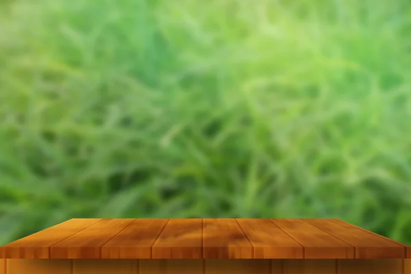孤立的木头桌子。在背景上 — 图库照片