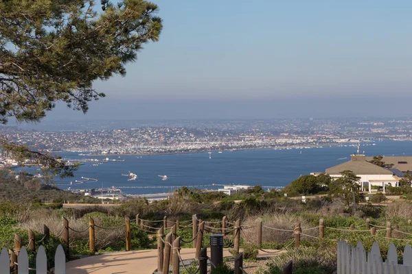 Paesaggio urbano di San Diego da Point Loma — Foto Stock