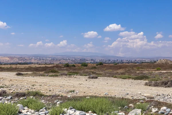 Bayanın mil, Limasol, Kıbrıs, Kuru göl yatağı.