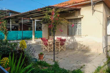 Limasol küçük bir bungalow veranda