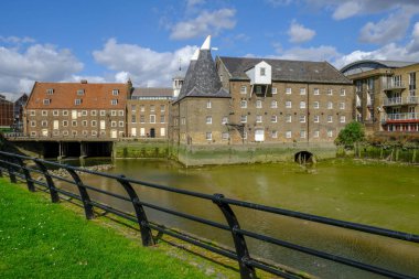 Üç Mills ve nehir Lea, East London