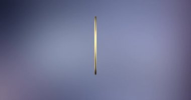 Video altın 3d simge oynamak