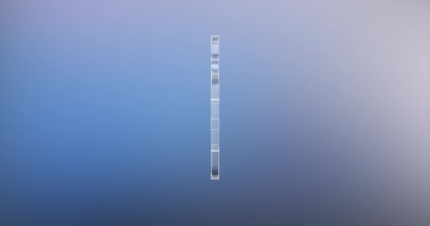 Icona di vetro 3d delle bottiglie della pillola medica — Video Stock