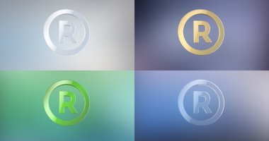 Registe marka 3d simgesi