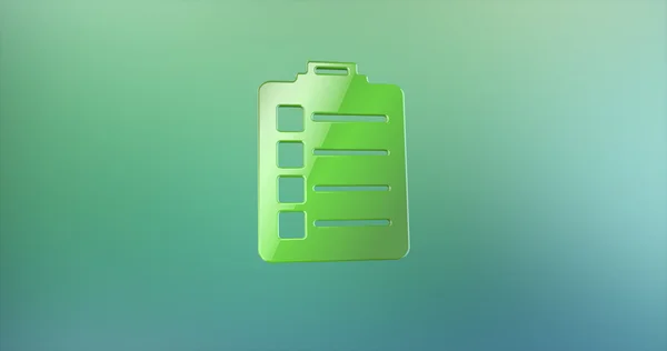 Буфер обмена Color 3d Icon — стоковое фото