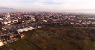 Atış, Toskana, İtalya, şehirde Pisa anteni drone ile filme
