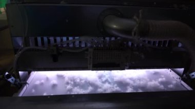  Aşağı doldurma makineleri, aşağı sensörleri ile seçici odak seçme