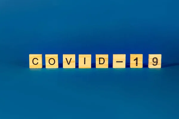 Concepto Coronavirus Prevenir Detener Propagación Del Covid Todo Mundo Cartas — Foto de Stock
