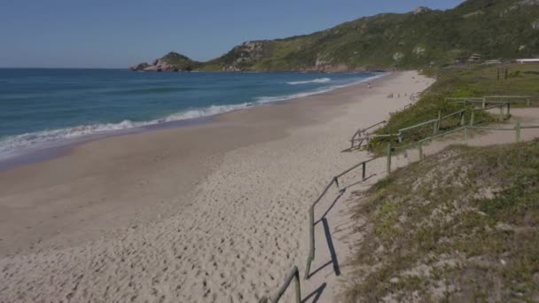 Vol Nuit Par Drone Dessus Pont Hercilio Luz Florianopolis Santa — Video