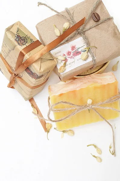 Handmade soap and beauty — Stock Photo, Image