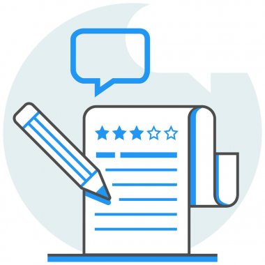 Online Anket - Online Hizmetler kümesi öğelerden Infographic simgesi.