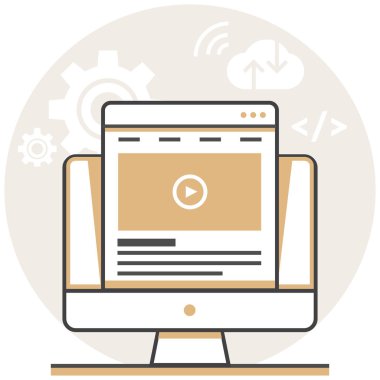 Web geliştirme - yaratıcı süreç Set öğelerden Infographic simgesi.