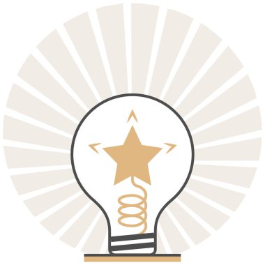 İlham - yaratıcı süreç öğelerden Infographic simgesi ayarla.