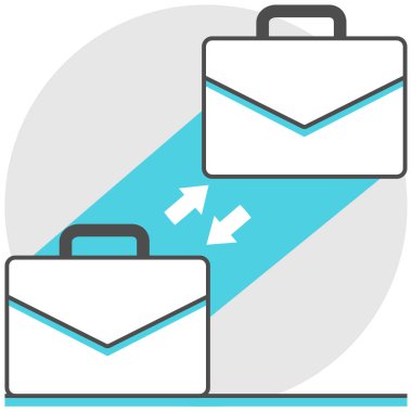 Business to Business - avantaj öğelerden Infographic simgesi ayarla.