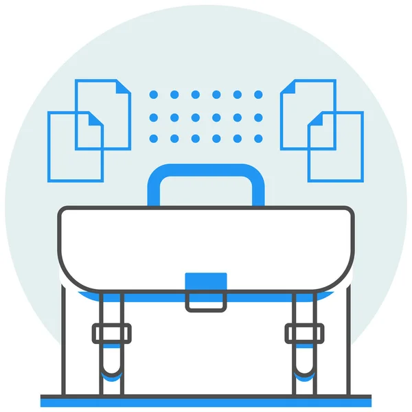 Portafolio en línea - Elementos de iconos infográficos del conjunto de servicios en línea . — Archivo Imágenes Vectoriales