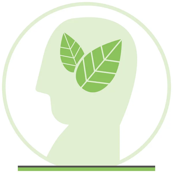 Think Green - Elementos de iconos de la naturaleza y la ecología . — Vector de stock