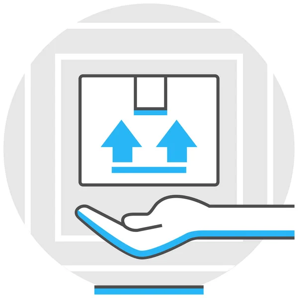 Logistics Service - Infographic Icon Elements from Logistics and Transport Set. — Stock Vector