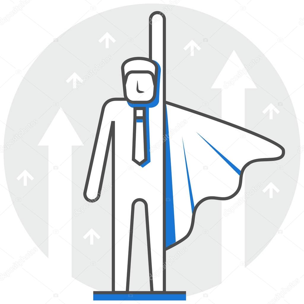 Potential - Infographic Icon Elements from Human Resource Set. — Stock