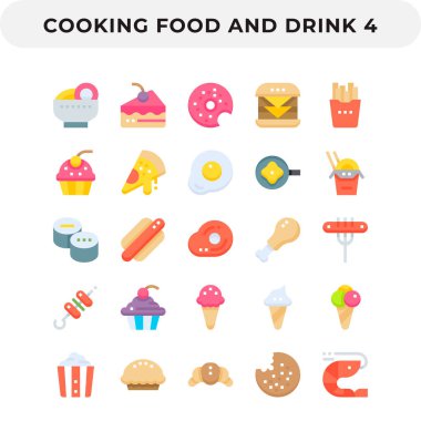 Ui için Düz Simgeler Paketi. Web tasarımı ve web sitesi uygulaması için piksel mükemmel vektör simgesi.