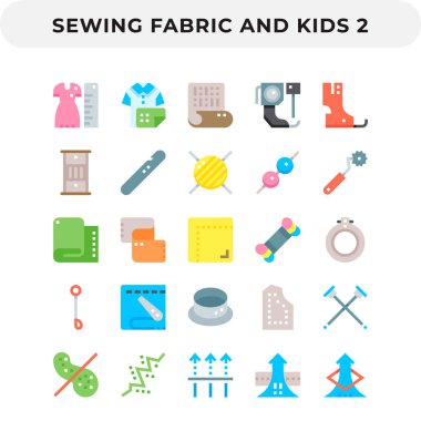 Ui için Düz Simgeler Paketi. Web tasarımı ve web sitesi uygulaması için piksel mükemmel vektör simgesi.