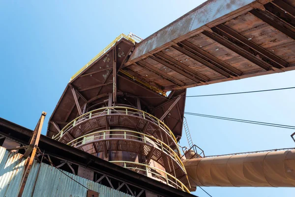 Sloss Furnaces Ulusal Tarih Tarihi Eserleri Birmingham Alabama Usa Paraşüt — Stok fotoğraf