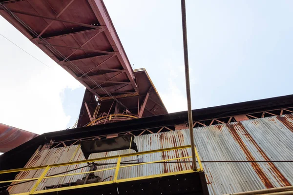 Sloss Furnaces Ulusal Tarih Tarihi Eserleri Birmingham Alabama Usa Aşağıdan — Stok fotoğraf