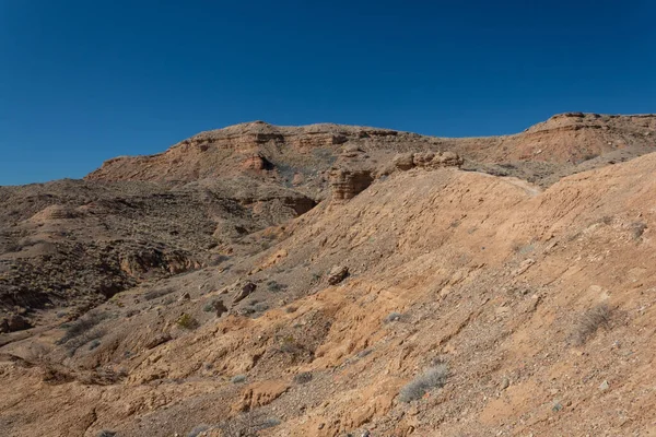 Arido Pendio Rocce Nel Deserto Deserto Del Chihuahuan Sudoccidentale Americano — Foto Stock