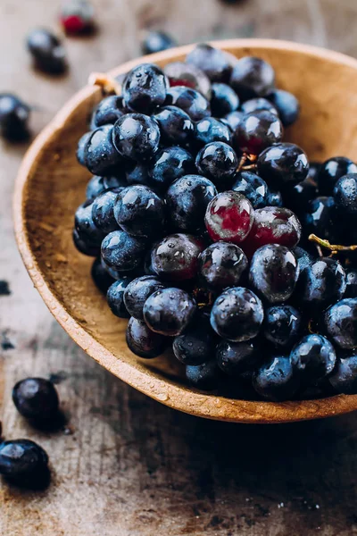 Demet taze olgun kırmızı üzüm