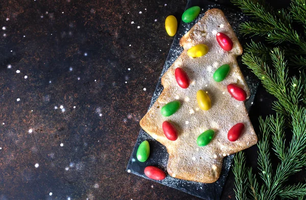 Bolo de biscoito caseiro — Fotografia de Stock