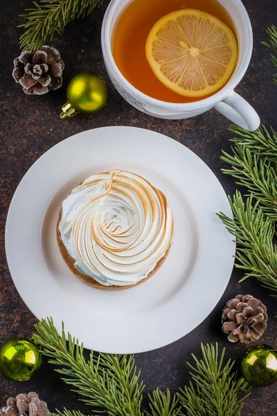 Вкусный Рождественский десерт — стоковое фото
