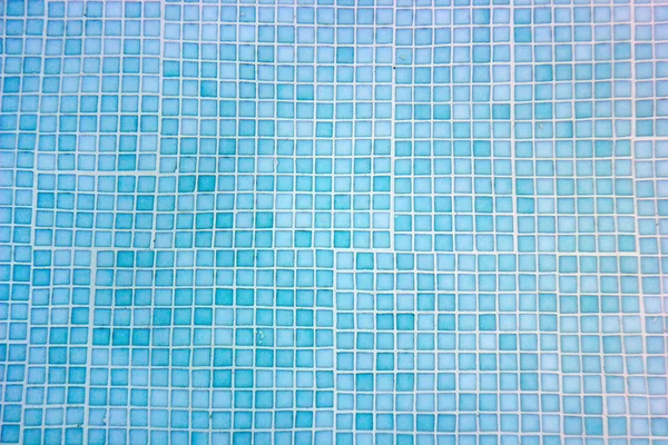 Blue tile in swimming pool — Stock Photo, Image
