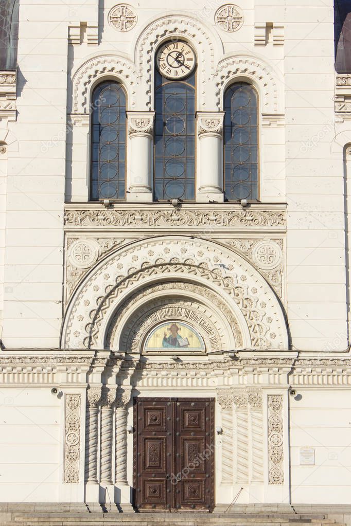 facade details of church