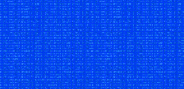 Binary code pattern. Seamless digital technology background. abstract matrix. programming computer code. technology concept. vector — Stock Vector