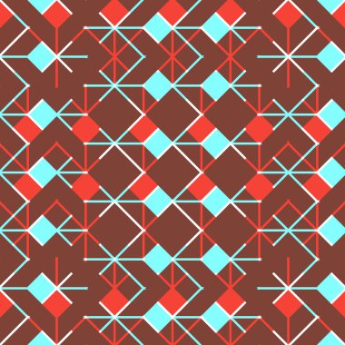 Sorunsuz etik desen. Parlak renklerde arka plan.