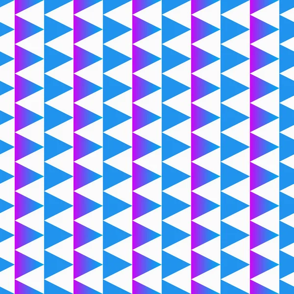 Pola mulus dengan segitiga. Latar belakang abstrak dengan warna cerah - Stok Vektor
