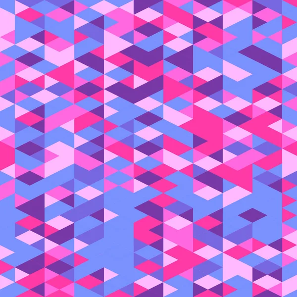 Шаблон с треугольниками. Абстрактный фон в ярких цветах — стоковый вектор