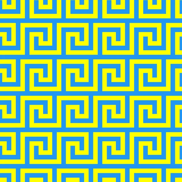 Geometrik çizgi. Yunan antik motif ile soyut seamless modeli — Stok Vektör