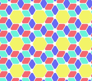 Kesintisiz yüzey deseni. Vektör çizim