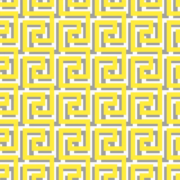 幾何学的なライン。ギリシャのアンティークなモチーフを抽象的なシームレス パターン — ストックベクタ