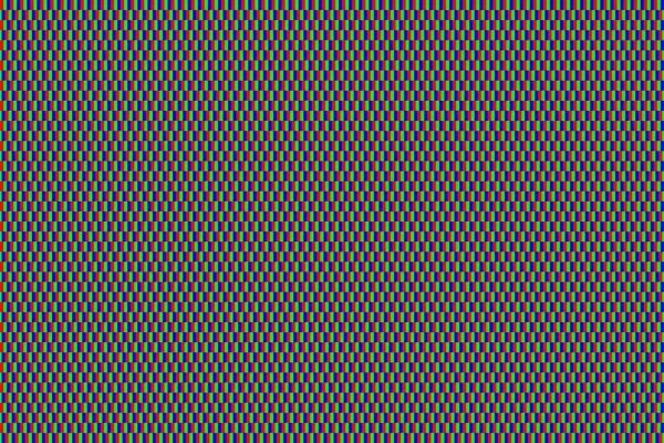 RGB Screen dots patrón sin costuras. Televisor de pantalla analógica. Textura de primer plano — Vector de stock